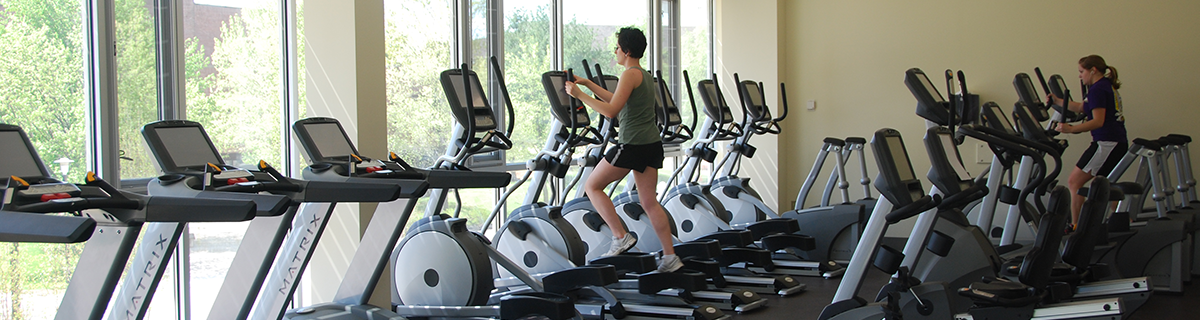 Fitness areas at Frostburg State