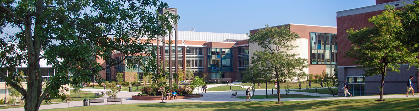 Lower Campus Quad at CCIT building