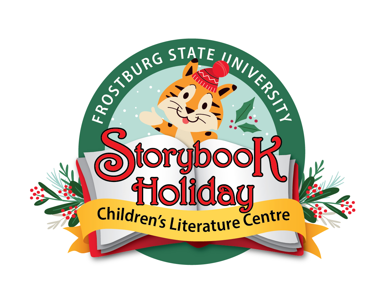 storybook holiday bobcat
