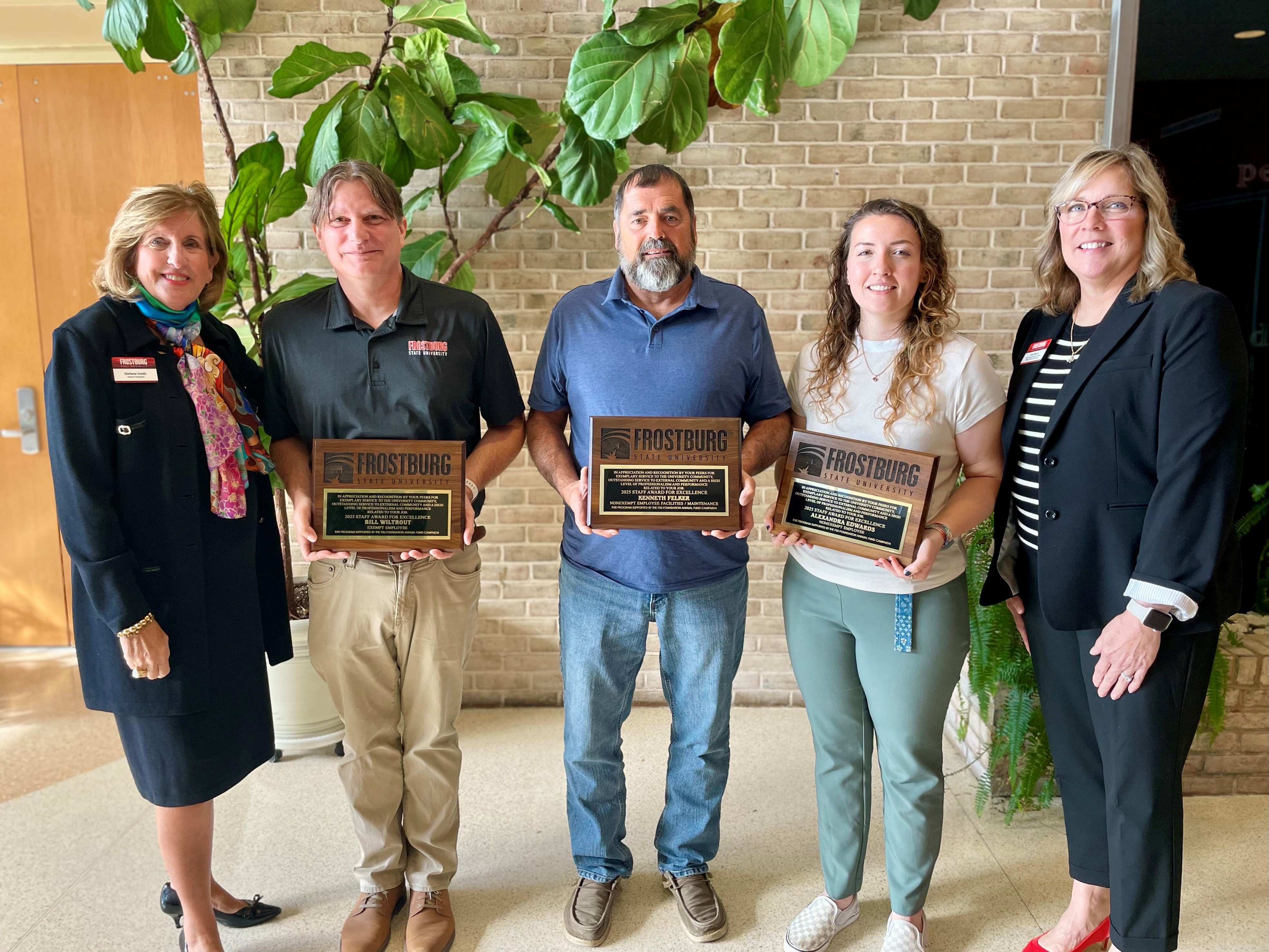 staff excellence award winners