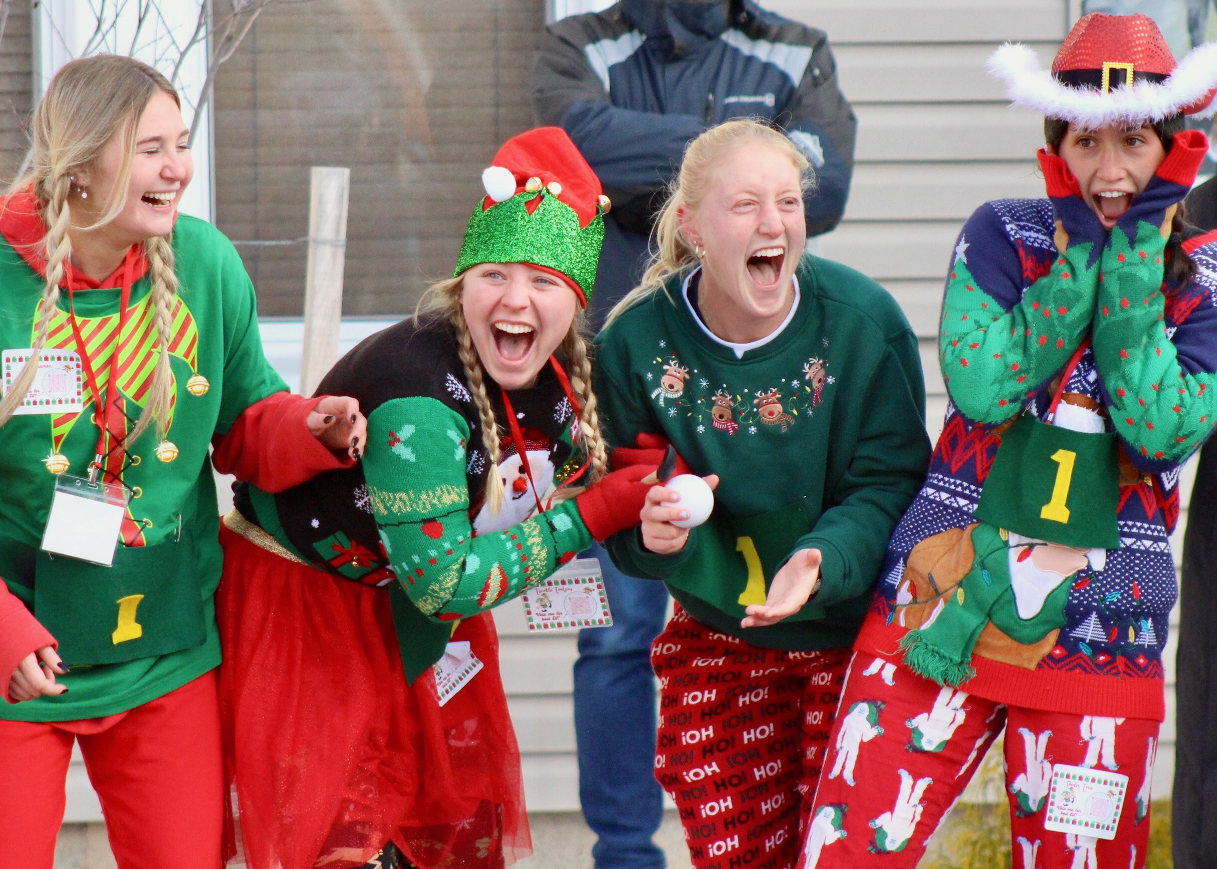 elves at storybook holiday