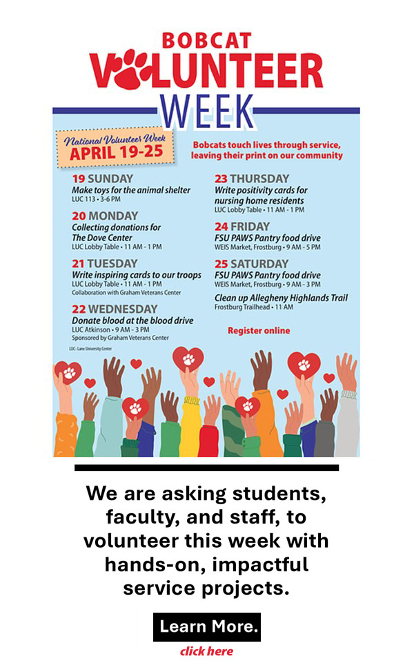 Bobcat Volunteer Week