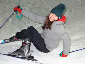 ski fall