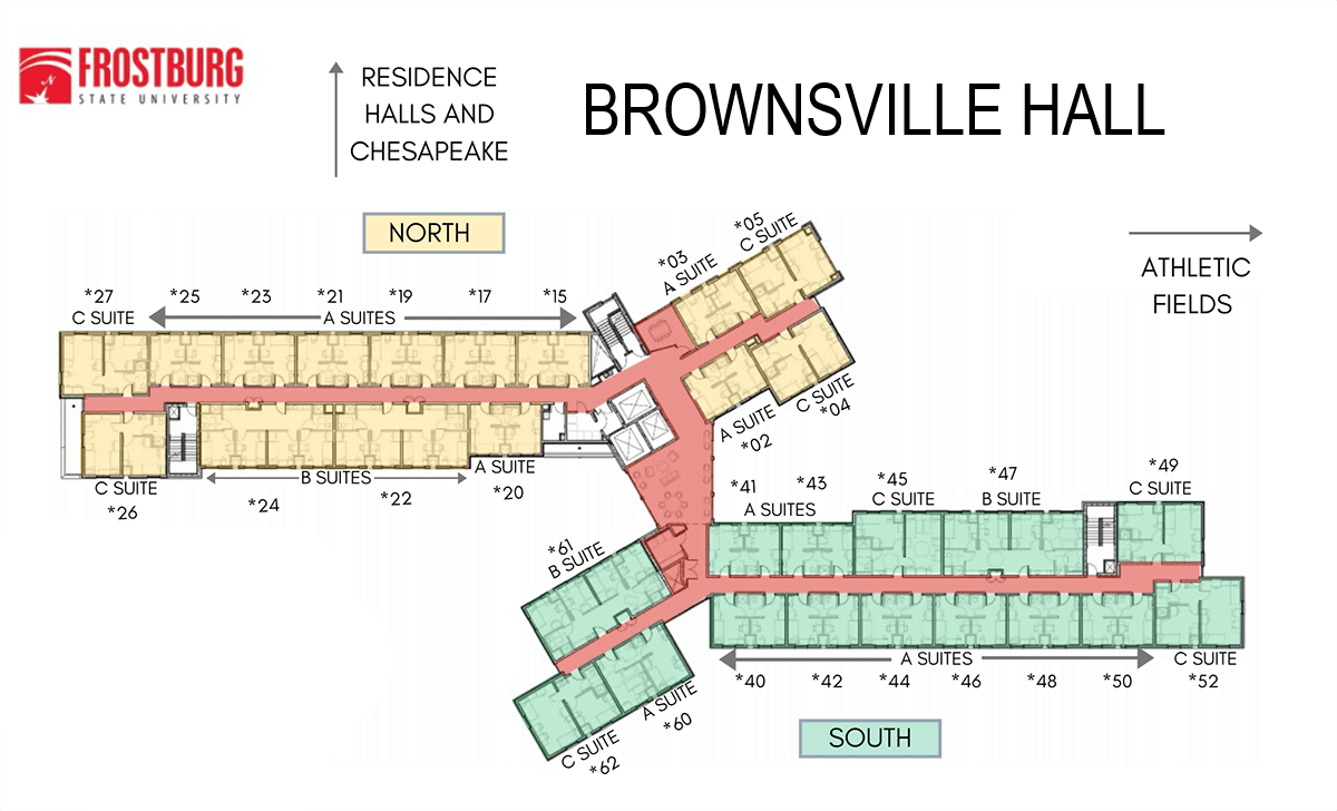 Brownsville Hall Floor Plan